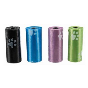 Одноразовые пакеты,TRIXIE, для уборки за собаками, 4 рулона по 20 пакетов