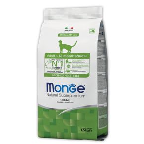 MONGE Speciality Line Cat - Monoprotein Rabbit - Монопротеиновый сухой корм. Только кролик
