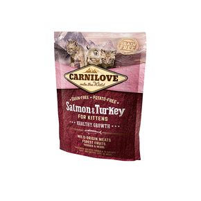 Carnilove Salmon & Turkey for Kittens - сухой корм для котят, лосось и индейка