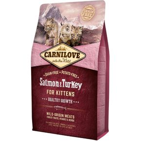 Carnilove Salmon & Turkey for Kittens - сухой корм для котят, лосось и индейка