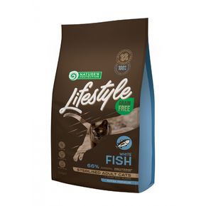 Natures Protection NP Lifestyle Grain Free White Fish Sterilised для стерилизованных с белой рыбой