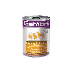 Gemon Dog Puppy Chicken/Turkey Консервированный корм для щенков (курица/индейка) 415 гр