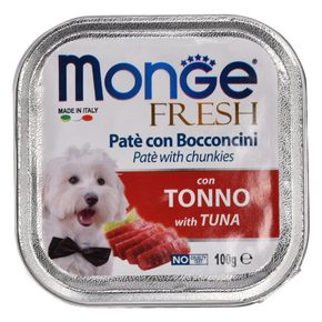 MONGE DOG FRESH TUNA Консервированный корм для собак паштет с тунцом