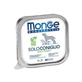 MONGE DOG SOLO RABBIT Монопротеиновый консервированный корм для собак с кроликом.