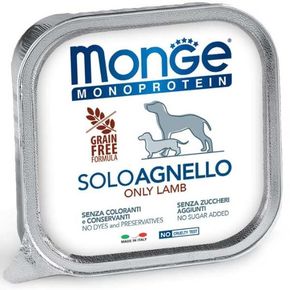 MONGE DOG SOLO LAMB Монопротеиновый консервированный корм для собак с ягненком