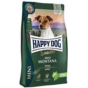 Happy Dog Supreme Mini Montana (конина) - Беззерновой корм для собак мелких пород с чувствительным пищеварением.