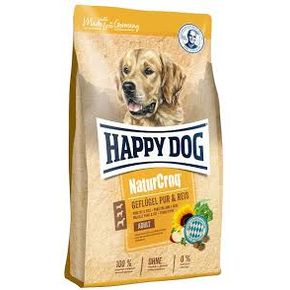 Happy Dog Premium NaturCroq Geflügel Pur & Reis - Хэппи Дог НатурКрог Гефлюгел Пур энд Райс - корм для взрослых собак с чувствительным пищеварением с птицей и рисом