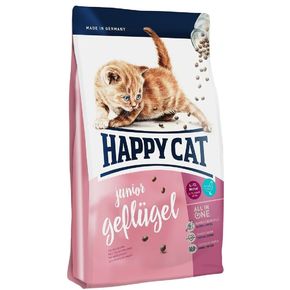 Happy Cat Young Junior Land-Geflügel 36/18,5 для котят с птицей, без злаков от 4-12 месяцев
