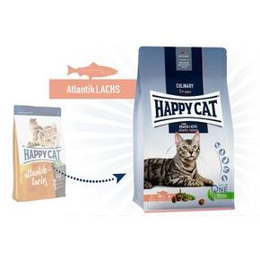 Happy Cat Culinary Atlantik-Lachs (Лосось) 33/15 - для взрослых кошек старше года с лососем