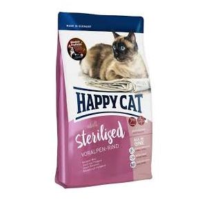 Happy Cat Sterilised Voralpen-Rind (баварская говядина) - для стерилизованных кошек с говядиной