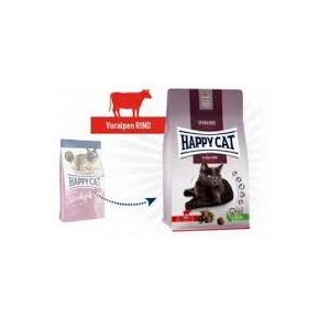 Happy Cat Sterilised Voralpen-Rind (баварская говядина) - для стерилизованных кошек с говядиной