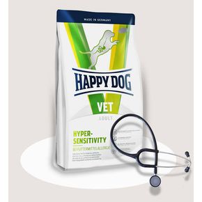 Happy Dog VET Diet Hypersensitivity Хэппи Дог Вет Диет Гиперсенсивити - для собак с пищевой аллергией и пищевой непереносимостью