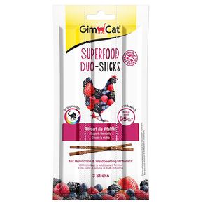 GimCat - 420578GC лакомство Superfood цыпленок и ягоды