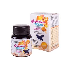 Фармавит Актив для кошек Красота и здоровье шерсти