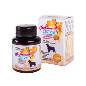 Фармавит Актив для собак Красота и здоровье шерсти