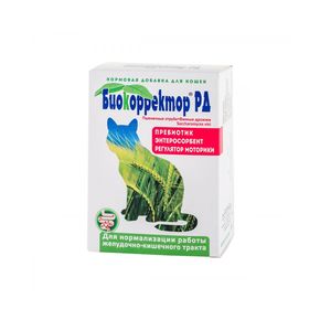 Фармакс Биокорректор для кошек -Биологически активная кормовая добавка, комплексно решающая проблемы желудочно-кишечного тракта, кожи и аллергии