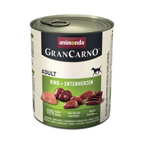 Animonda Gran Carno original Adult Rind & Entenherzen (Говядина, сердце утки) консервированный корм для собак