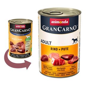 Animonda Gran Carno original Adult Rind & Pute (Говядина, индейка) консервированный корм для собак