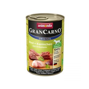 Animonda Gran Carno Adult Rind & Kaninhen (Говядина,кролик, травы) Консервы для взрослых собак.