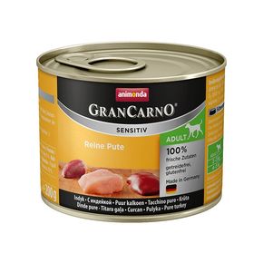 Animonda Gran Carno Sensitive (Индейка) Для взрослых собак с чувствительным пищеварением.