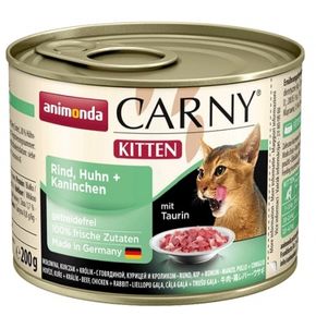 Animonda Carny Kitten (с говядиной, курицей и кроликом)