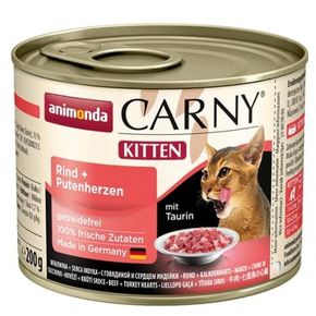 Animonda Carny Kitten (с говядиной и сердцем индейки)