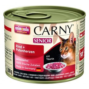 Animonda - 83711 Carny Senior.для пожилых кошек с говядиной и сердцем индейки