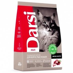Darsi Adult - сухой корм для кошек Мясное ассорти
