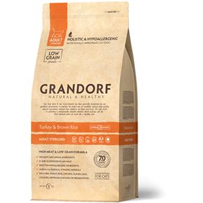 GRANDORF - СAT Turkey&Brown Rice STERILISED
