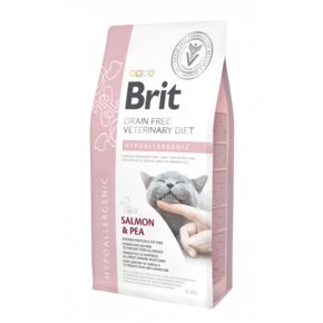 BRIT VET Diet VDC Hypoallergenic SALMON & PEA - гипоаллергенный диетический сухой корм для котов