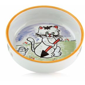 651030 Beeztees Миска фарфоровая с изображением кошки