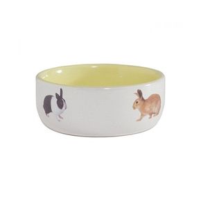 Beeztees Миска керамическая с изображением кролика 11,5 см