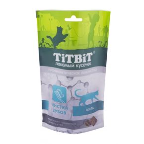 TITBIT Хрустящие подушечки - Лакомство для кошек,60 гр