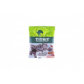 TITBIT Хрустящие подушечки с паштетом - Лакомство для кошек,30 гр