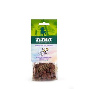 TITBIT Снеки для дрессуры для щенков, 70 гр