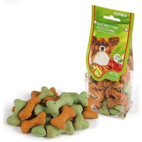 TiTBiT Бисквитные косточки с морковью и кабачком (100 гр)