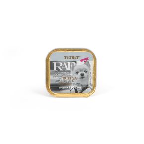 TiTBiT RAF - консервы для собак, 100 г (ламистер) нежный паштет
