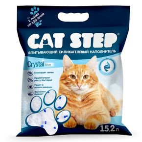 Cat Step Crystal Blue силикагелевый впитывающий