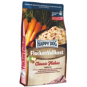 Happy Dog Premium Flocken / Flakes Смесь цельнозерновых хлопьев с мясом 27/13