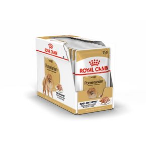Влажный корм для Померанских шпицев ROYAL CANIN Pomeranian ADULT (ПАШТЕТ)