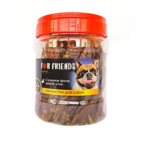 Лакомство For Friends Сушеное филе дикой утки, 500 г.,