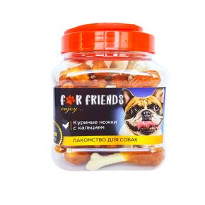 Лакомство For Friends Куриные ножки с кальцием , 500 г