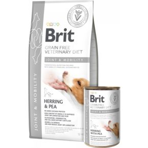 Brit VET DIET VDD Join & Mobility Herring & Pea беззерновая диета при заболевании суставов и опорно-двигательного аппарата для собак