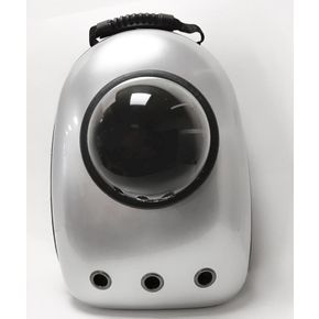 Сумка-переноска For Friends SpaceX Silver с иллюминатором