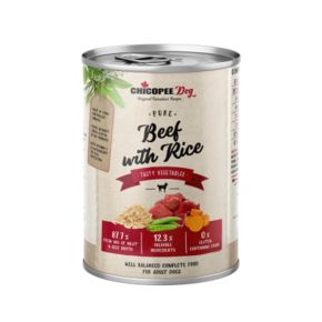 Сhicopee Adult dog Beef with Rice - консервированный корм для взрослых собак говядина с рисом