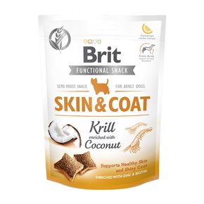 Brit Care Dog Functional Snack Skin&Coat с крилем (Здоровье кожи и шерсти) 150 гр