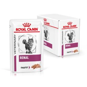 ROYAL CANIN Renal Feline LOAF (паштет) Диета для кошек при почечной недостаточности