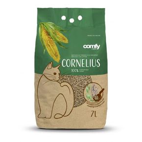Наполнитель кукурузный COMFY BENTA Cornelius комкующийся с ароматом трав