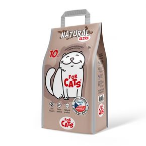 Наполнитель FOR CATS комкующийся Natural Ultra(ЧЕХИЯ)