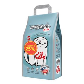 Наполнитель FOR CATS комкующийся Universal Ultra(ЧЕХИЯ)